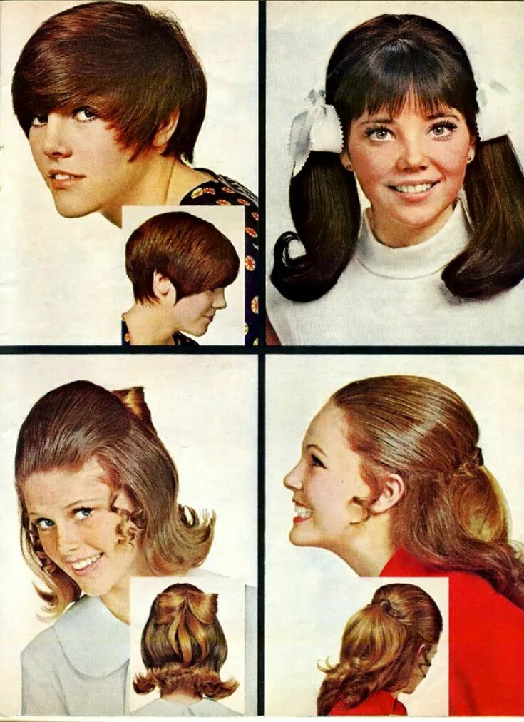 Прически 60 годов как сделать Choose Your Retro Haircut! Hair Style Selections from the 1950s-1980s - Flashbak