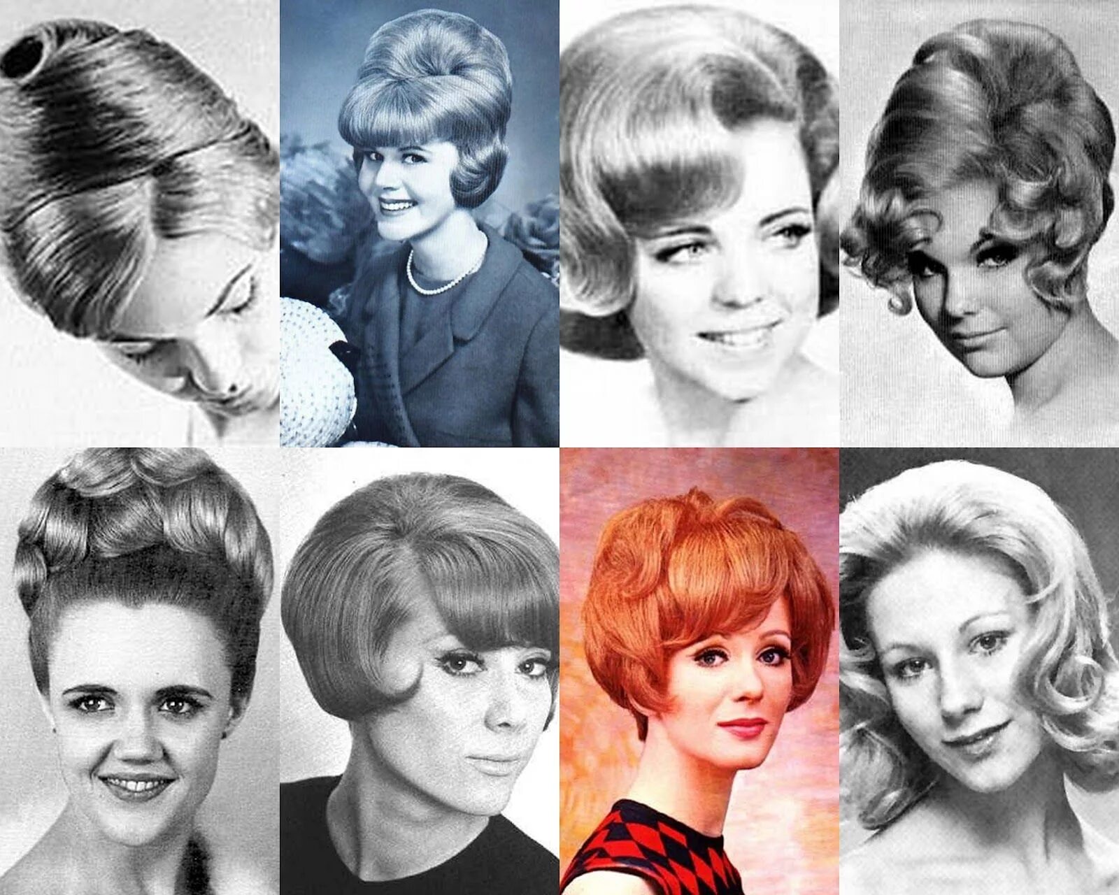 Прически 60 годов название The Red Lipstick: 1960s Hairstyles 1960 hairstyles, 1960s hair, Teased hair