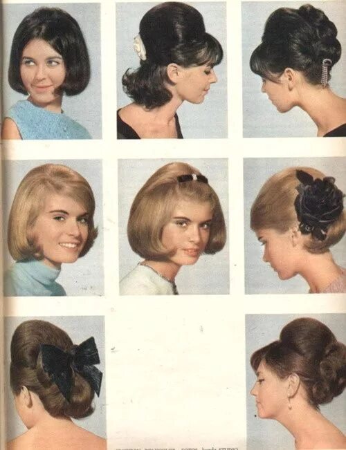 Прически 60 х на короткие волосы Stylish 60's Hairstyles