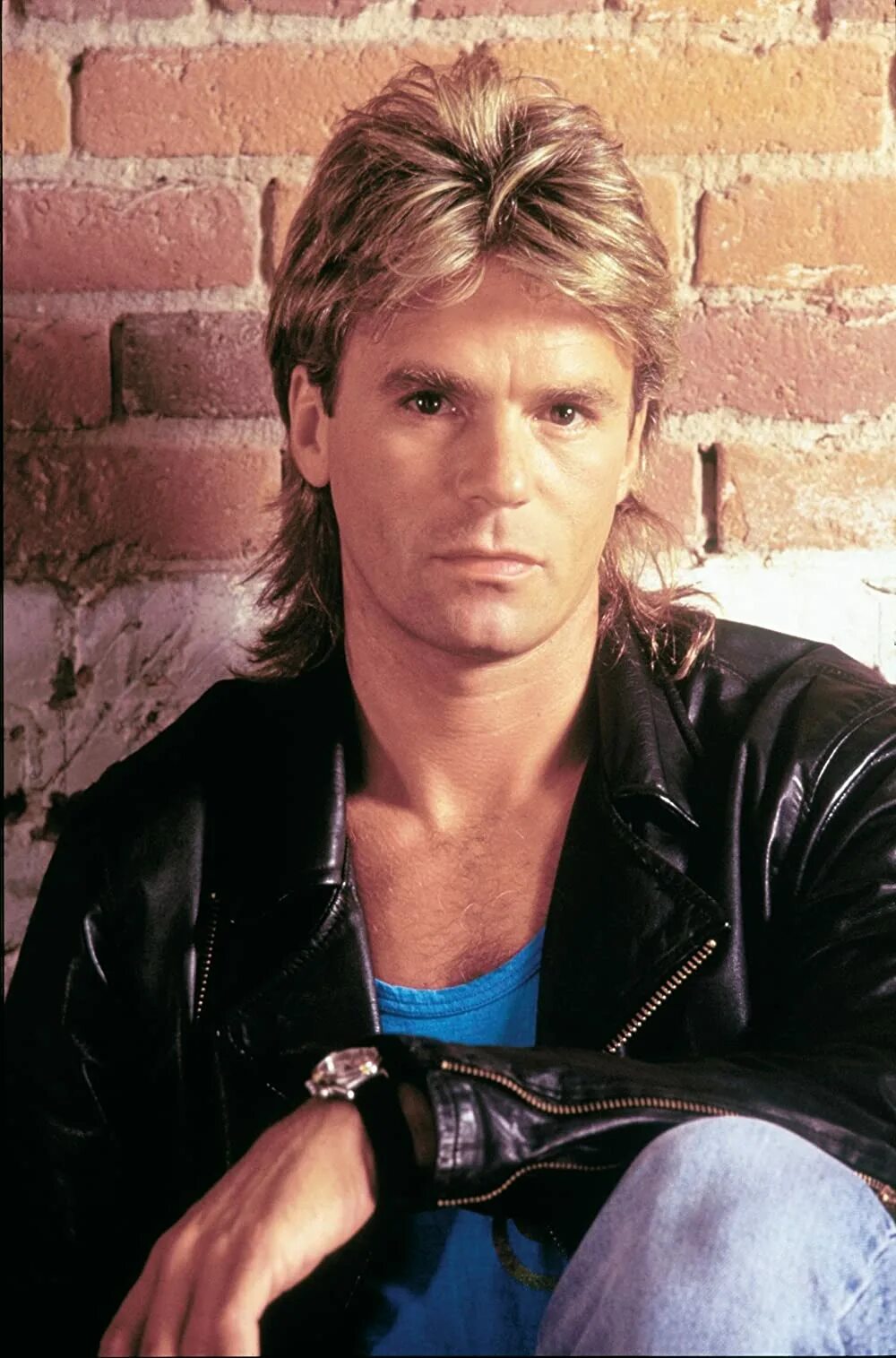 Прически 90 годов мужчины MacGyver (1985)