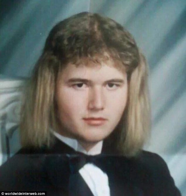 Прически 90 мужские Say cheese!: The world's WORST yearbook photos range from strange to scary to ju