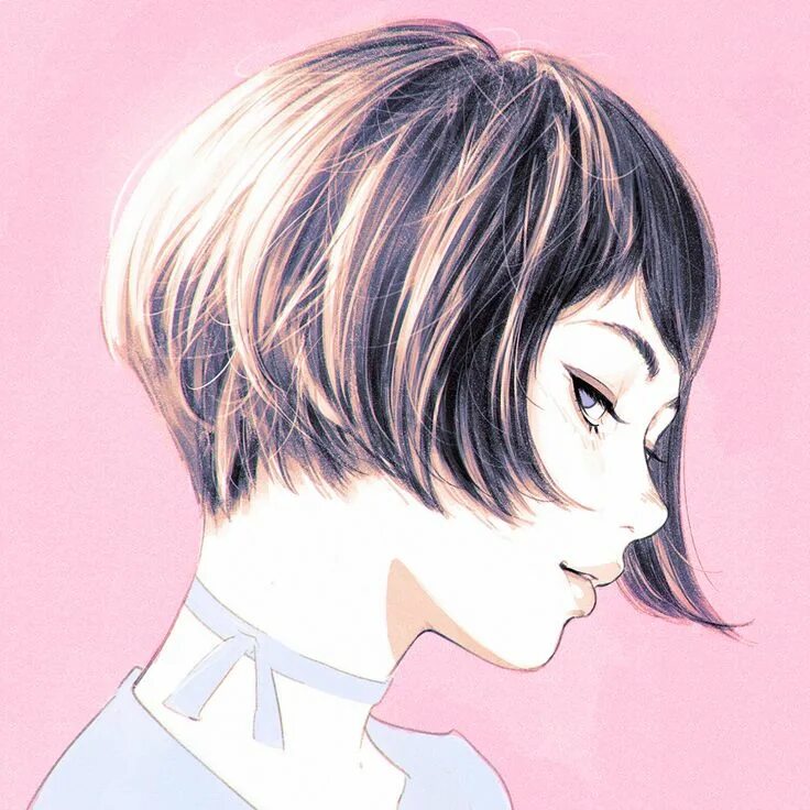 Прически аниме девушек каре Get more from Kuvshinov Ilya on Patreon Hair cuts, Art girl, Girls illustration