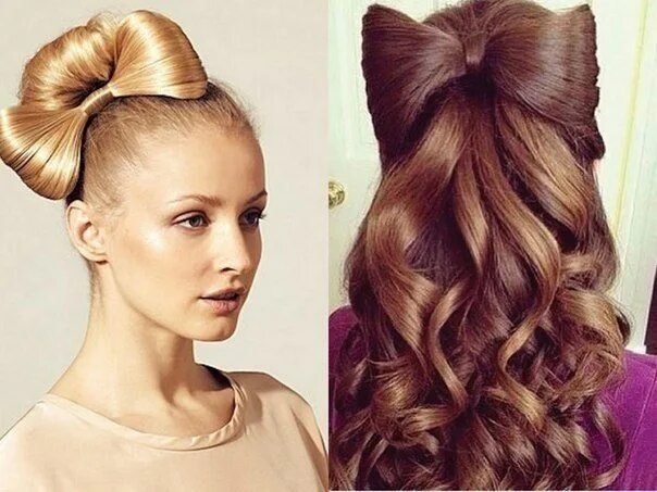 Прически бантиком на длинные волосы Hair, hairstyles, ballroom, ballroom hair Cool hairstyles, Easy hairstyles, Curl