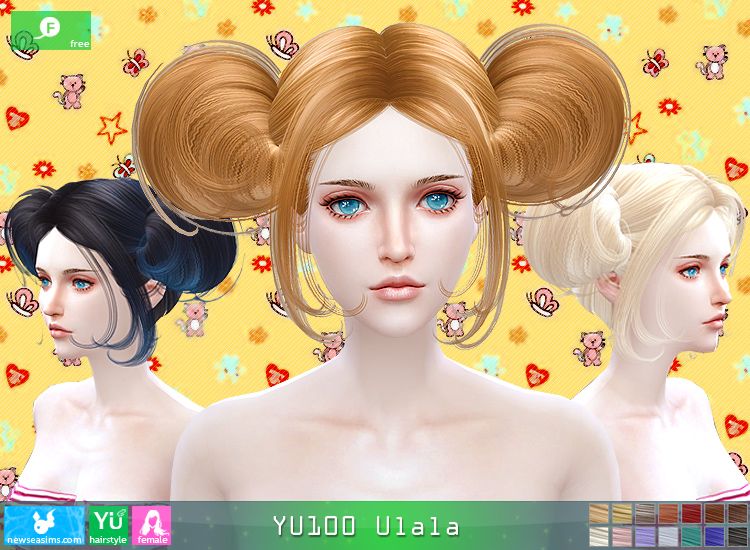 Прически бесплатно без регистрации Hairstyle(Free) Sims 4, The sims, Think