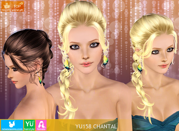 Прически бесплатно без регистрации My Sims 3 Blog: Newsea Chantal Hair for Females