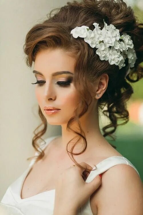 Прически без челки на свадьбу фото A Positively Beautiful Blog 2 Wedding hairstyles, Wedding, Hair styles