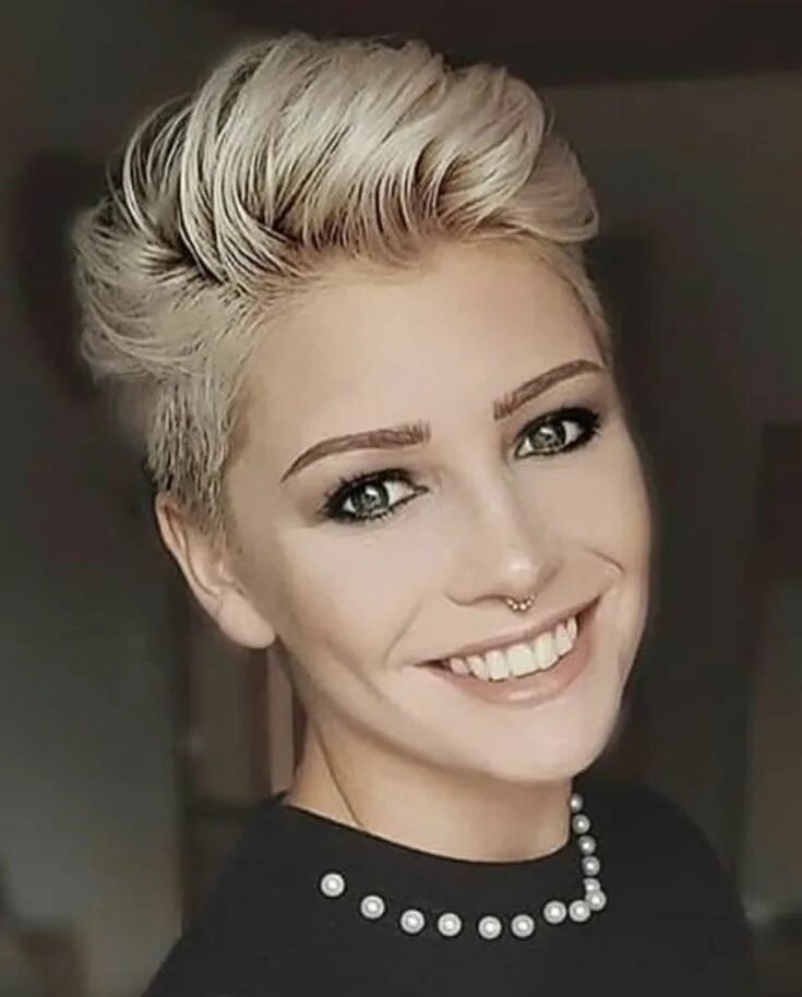 Прически блонд на короткие волосы Pin on Hairstyles Short blonde haircuts, Short hair styles pixie, Short hair hai