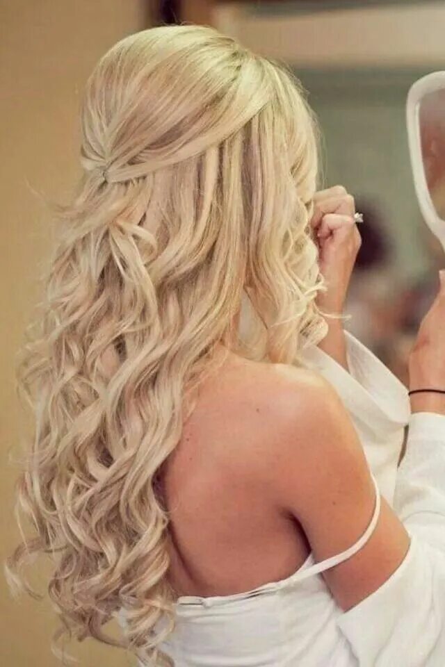 Прически блондинки длинные волосы Pin by annie Tema on peinados Hair, Straight hairstyles, Wedding hairstyles for 