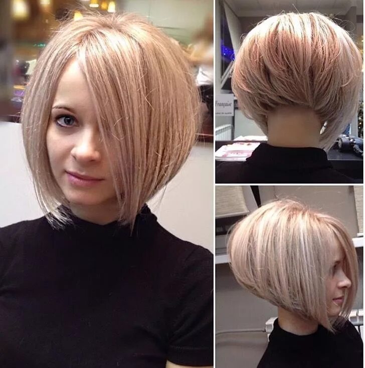 Прически боб каре на средние волосы фото Beautiful bob by Salonva on insta ❤ Bob haircut for fine hair, Haircuts for fine