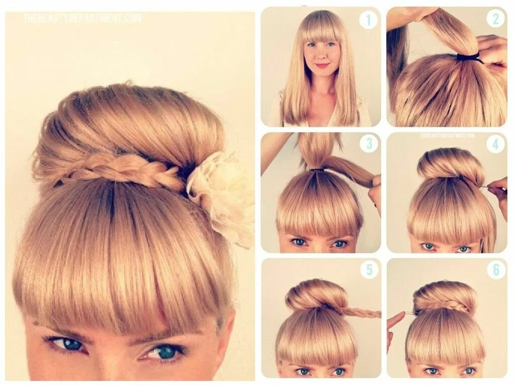 Прически быстро фото Высокая прическа Hairdo for long hair, Long hair styles, Diy hairstyles