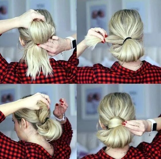 Прически быстро фото Прически в офис: 10 модных вариантов на каждый день (фото) Easy hairstyles, Gorg