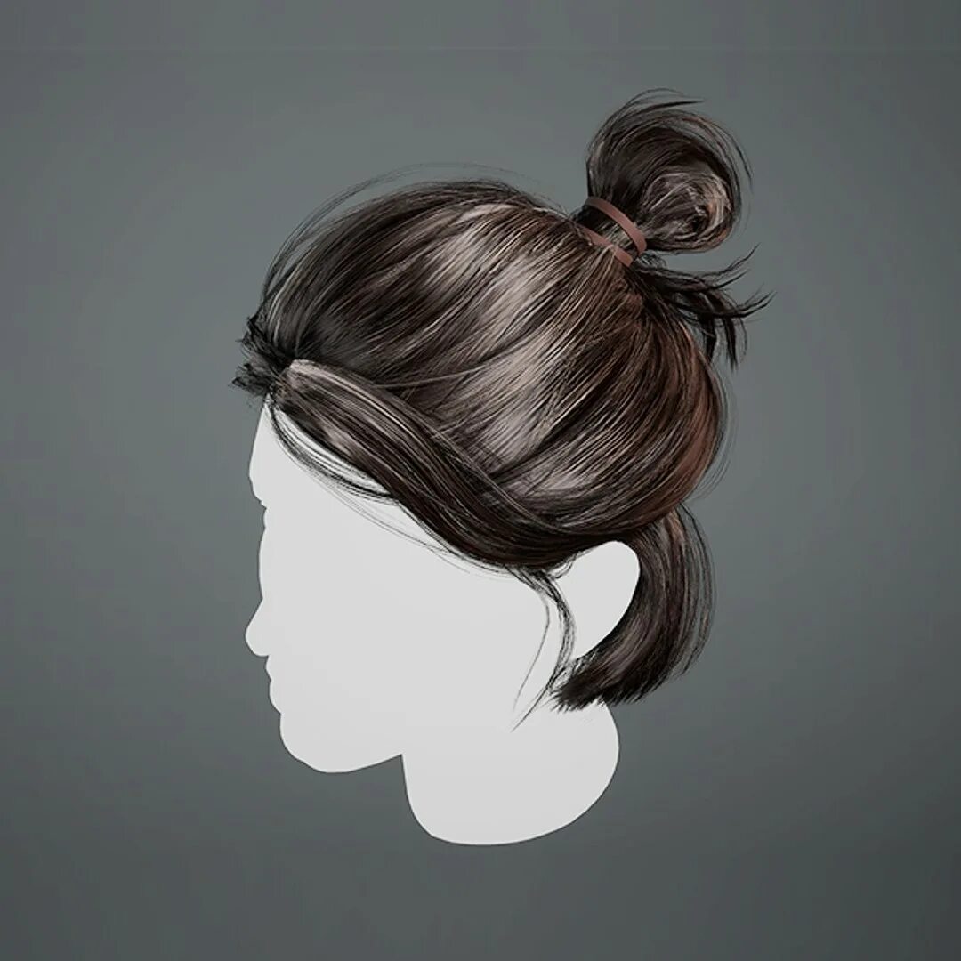 Прически д 3D Hair Hairstyle - TurboSquid 1672504