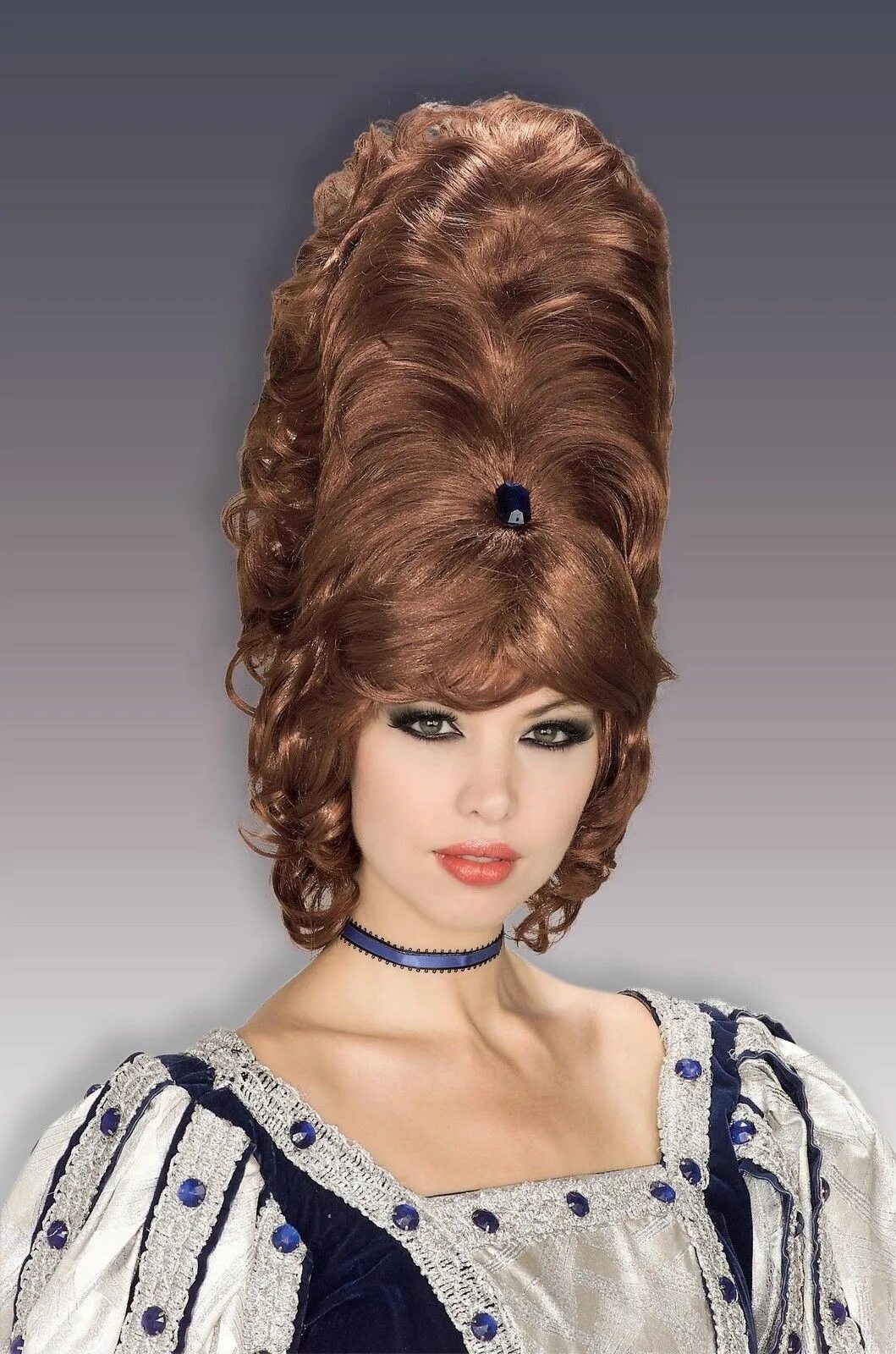 Прически дам 60's 70's Retro Beehive Wig Tall Hair Victorian Queen Western Costume Accessory 