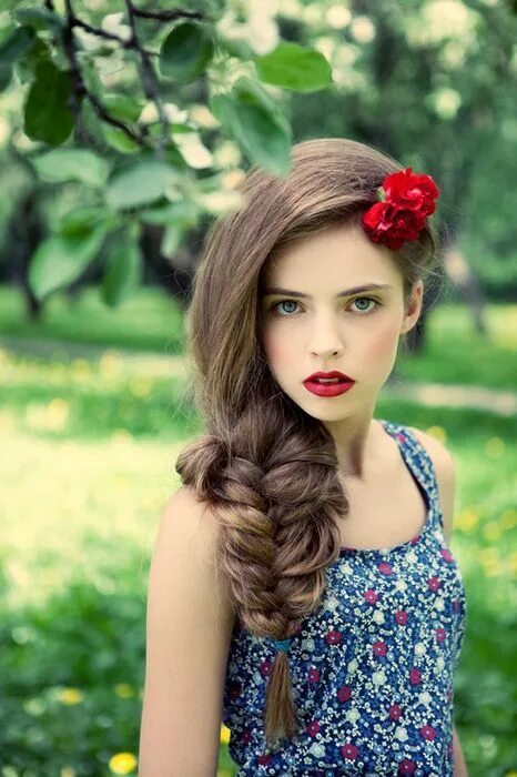 Прически девушки 14 лет Cool braid Thick hair styles, Long hair styles, Her hair