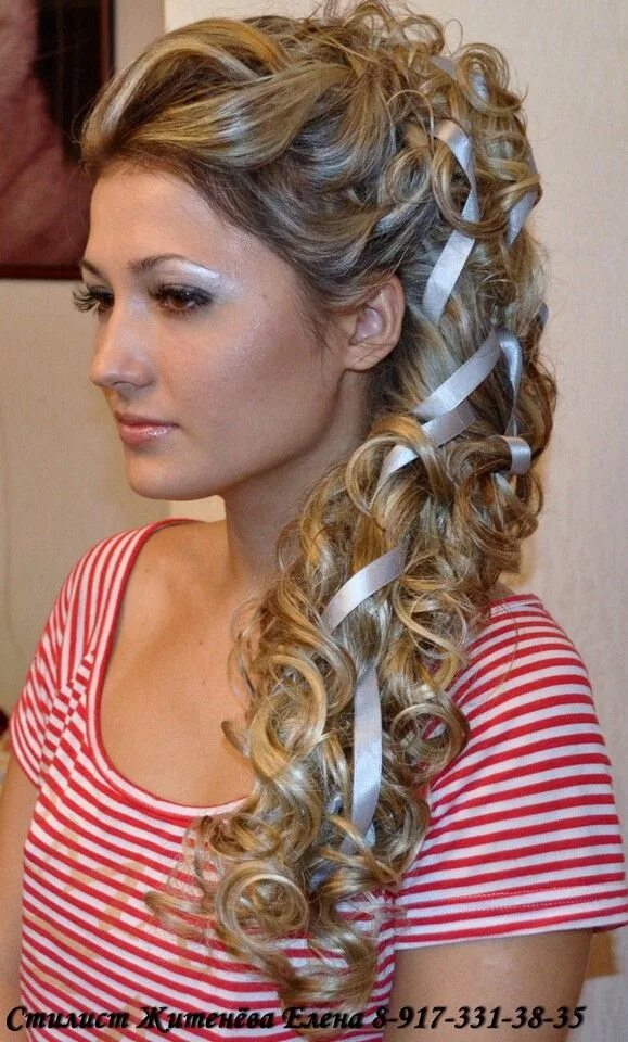 Прически длинные с лентой Pin by Belle Memorie on Wedding Hair: Updos Long shiny hair, Bella hair, Hairdo 