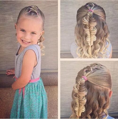 Прически длинные волосы детский сад 20 Adorable Toddler Girl Hairstyles Toddler hairstyles girl, Kids hairstyles, Co