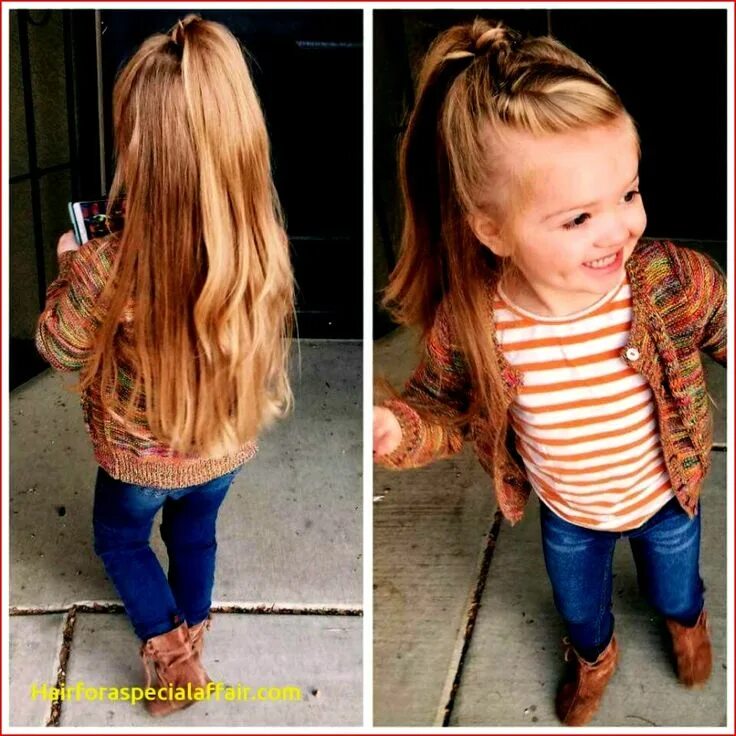 Прически для 3 летней девочки Kids hairstyles Easy little girl hairstyles, Cute little girl hairstyles, Little