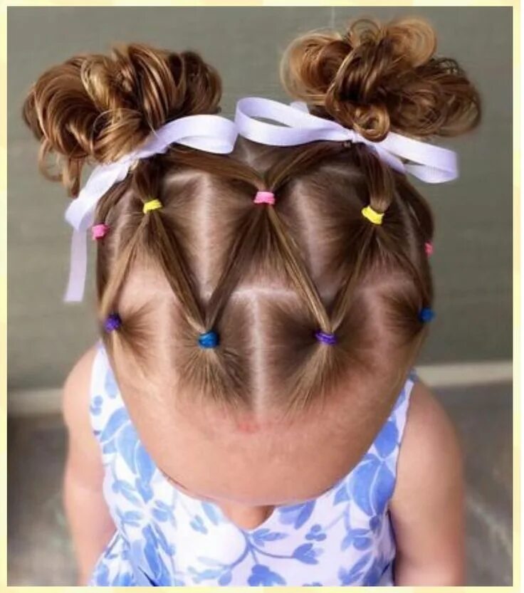 Прически для 4 лет легкие Pin de Sunny Thomas Sanderson en Hairstyle Peinados infantiles, Peinados para ni