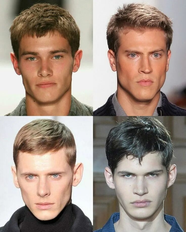 Face shape hairstyles, Male face shapes, Face shapes