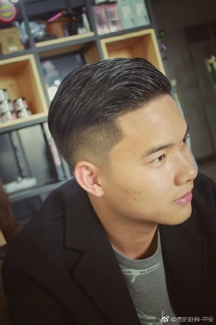 Прически для азиатов мужские Pin on Chinese pomade Thin hair men, Gentleman haircut, Men fade haircut short