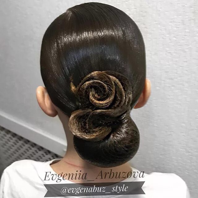 Прически для бальных танцев для девочек юниоры Hairstyle by me in studio @ingroup.pro# evgenabuzstyle# ballroom #ballroomdance 