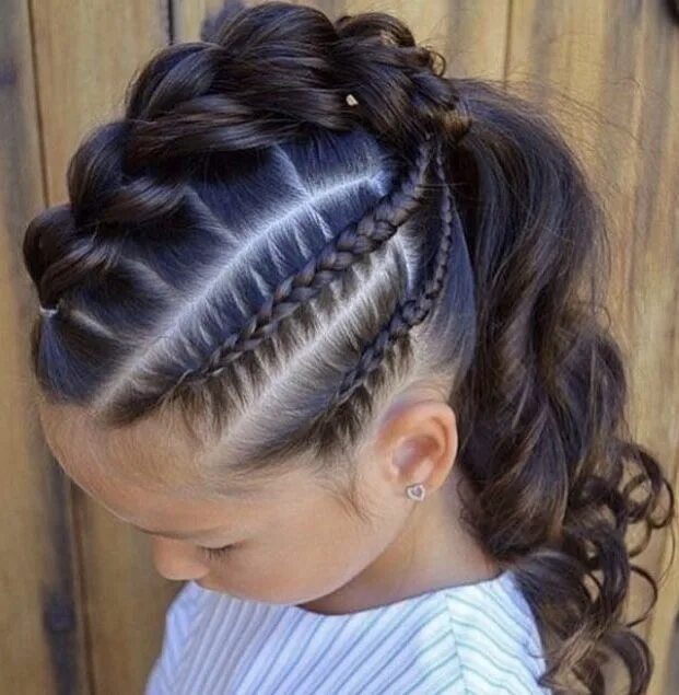 Прически для девочек 18 лет Pin by Melissa on Hair styles Kids braided hairstyles, Hair styles, Childrens ha