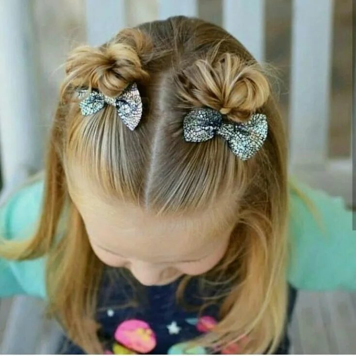 Примеры красивых причесок для девочек с фото Baby girl hairstyles, Baby hairstyl