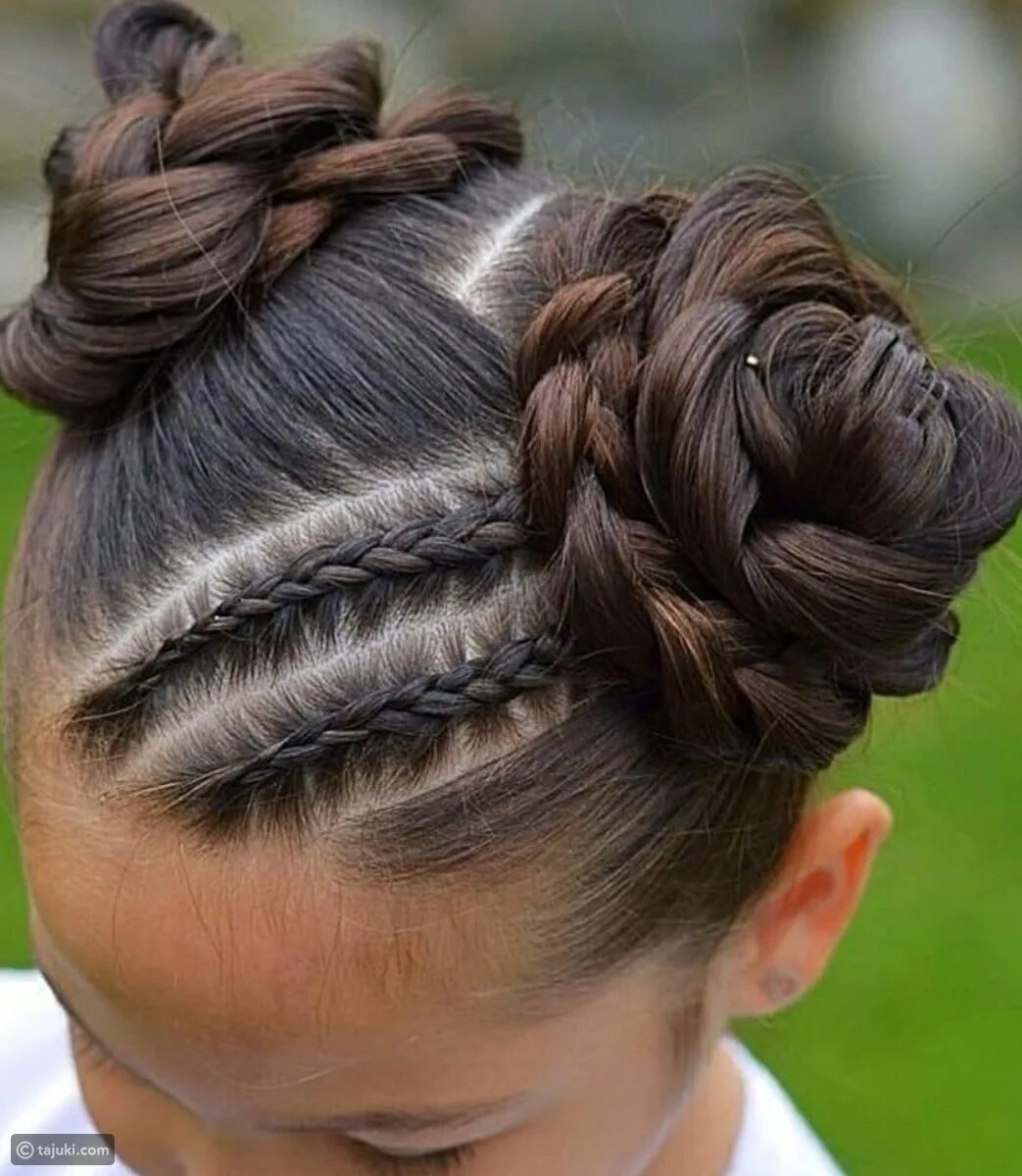 Простые и красивые прически для девочек на 1 сентября 2023 Kids hairstyles, Baby