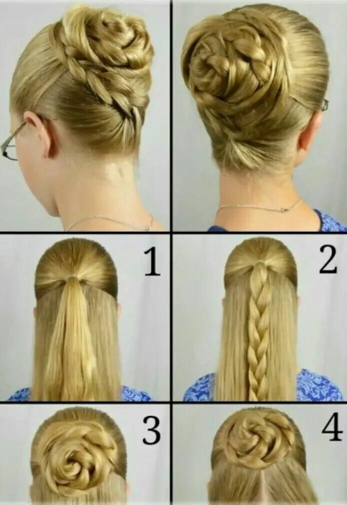 Прически для девочек длинные волосы пошагово Pin by Cyan aura on Coiffure Hair styles, Hair tutorial, Braided hairstyles easy