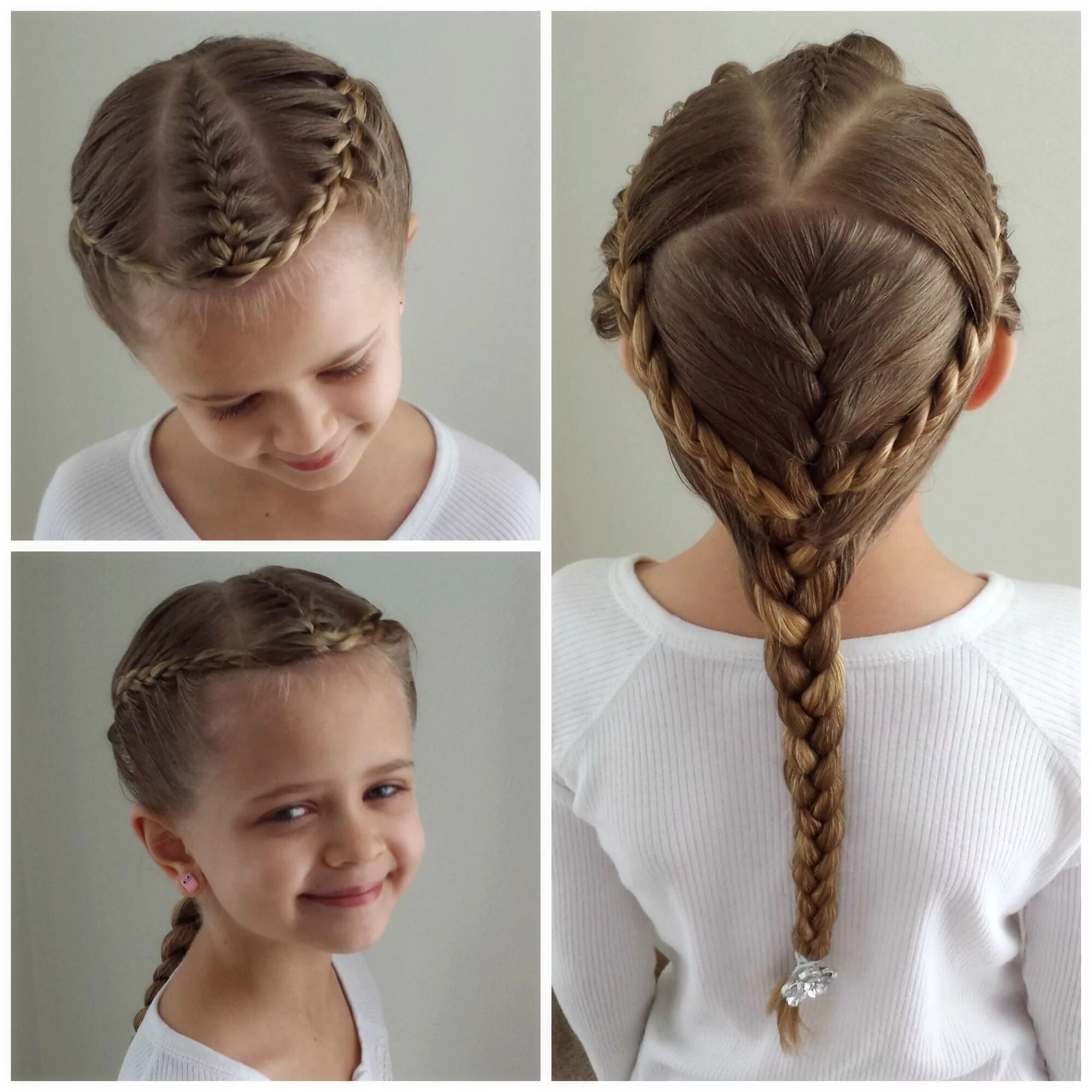 Прически для девочек для повседневки I recreated this great braid from @abellasbraids on instagram. Love the front of