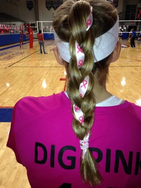 Прически для девочек для спорта Trendy Volleyball Hairstyles to Pink Out Your Look