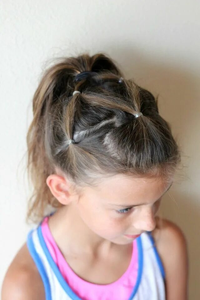 Прически для девочек для спорта Pin by Ashley Brown on Ashlynn Cute little girl hairstyles, Little girl hairdos,