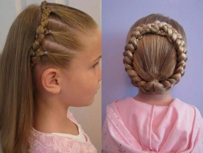 Braided Buns 7 Prettiest Hairstyles for Flower Girls Wedding Checklists Детские 