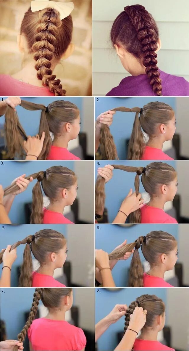 Прически для девочек косички пошаговое Old World Braid Hairstyles-Easy Styling Tips Hair styles, Kids hairstyles, Long 