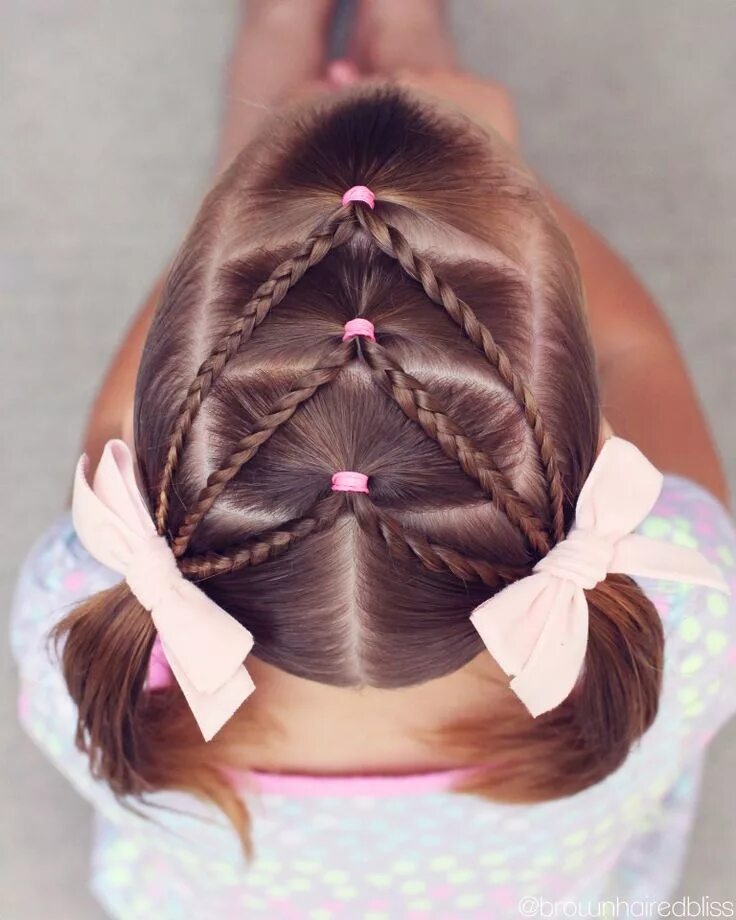 Прически для девочек легкие для дома no title) Girl hair dos, Kids hairstyles