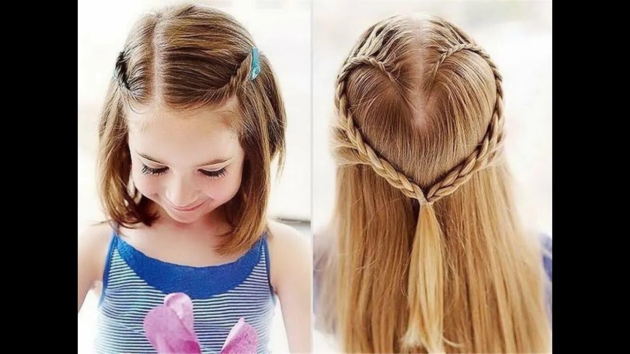 Прически для девочек легкие красивые Everyday Hairstyles for Beginners - Best Hairstyle Tutorial - YouTube