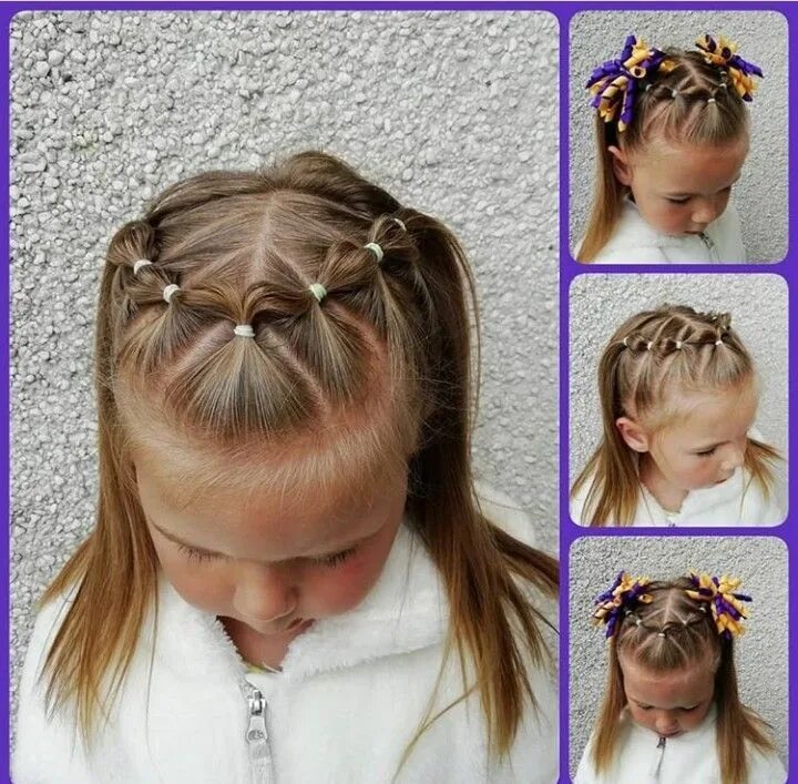 Dutch braids and fishtail braids to messy bun Kids hairstyles, Girl hair dos, Gi