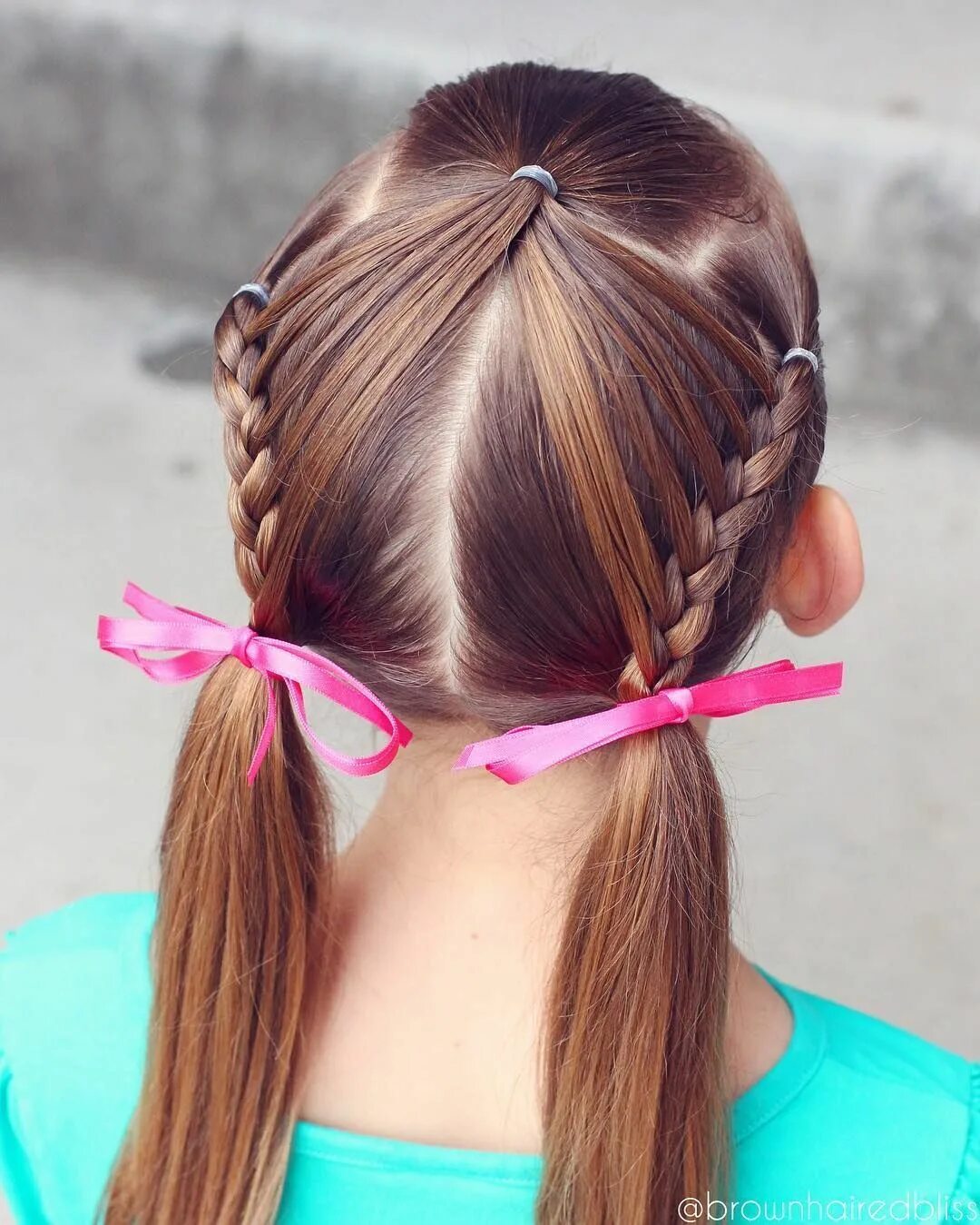 Прически для девочек на каждый день легкие Pin di Adorable Hairstyles