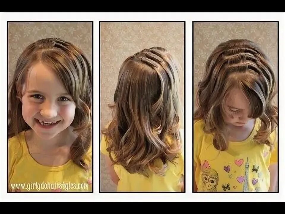 Прически для девочек на волосы до плеч Long Knots Hairstyle Girly hairstyles, Hair styles, Little girl hairstyles