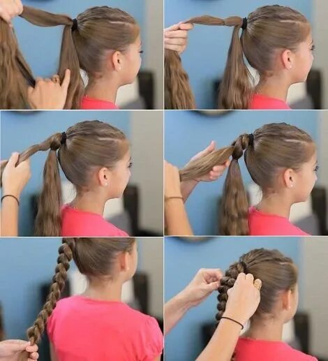 Прически для девочек с 1 резинкой Silky hair, Hair styles, Hair accessories