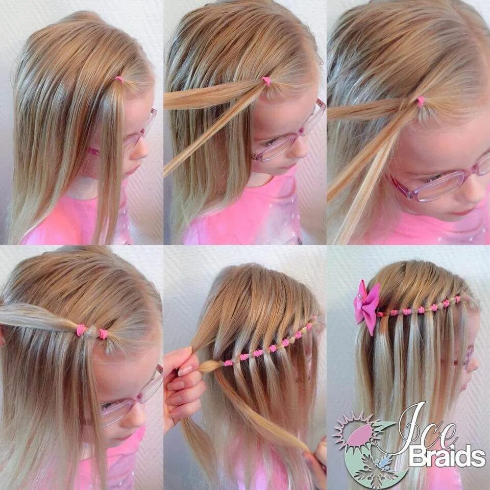 Простые и красивые прически для девочек на 1 сентября 2023 Kids hairstyles, Baby