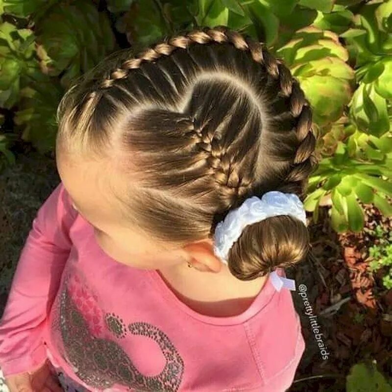 Прически для девочек видео уроки 10 Gorgeous Braided Hairstyles with Bun for Your Little Girl Braided hairstyles,