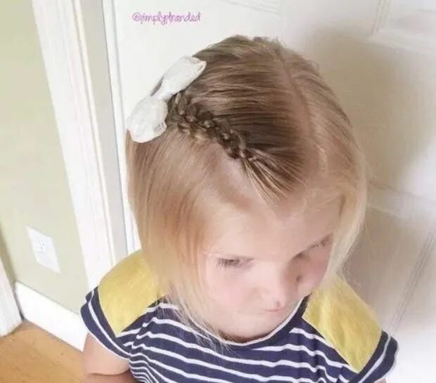 Прически для девочек жидкие волосы короткие 20+ kinderfrisuren mädchen (2020 Stylen) Toddler hairstyles girl fine hair, Kids