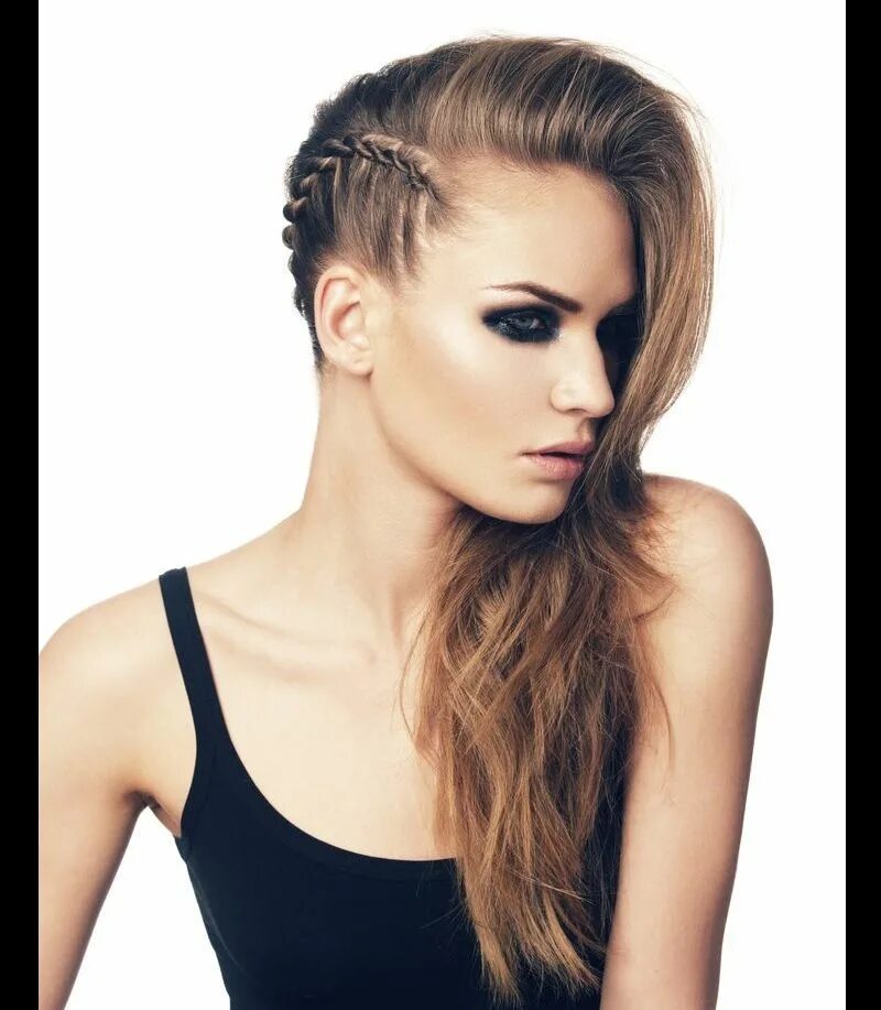 Прически для девушек Yep. Pretty faux sidecut! Punk hair, Long hair styles, Hair inspiration