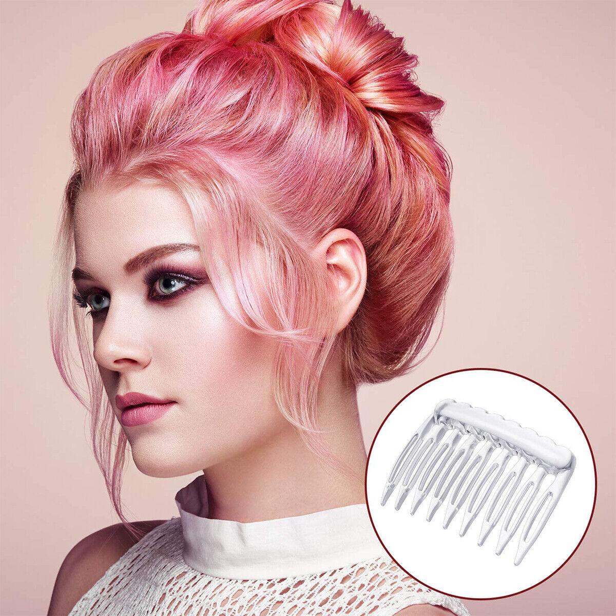 Прически для девушек 2024 24 French Side Hair Combs Slides Grips Clips Hair Accessories Women Girls L7 eBa