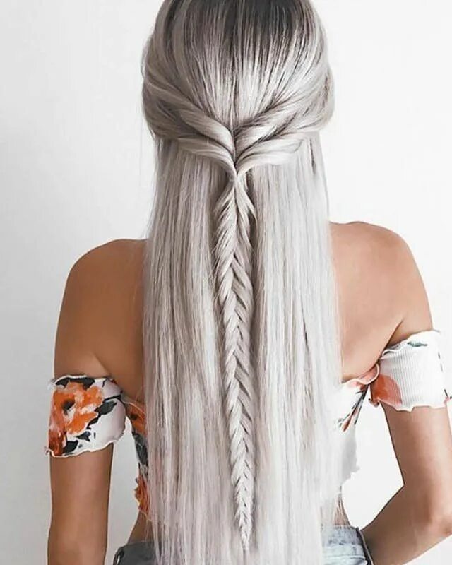 Прически для девушек на длинные волосы простые 9 Creative Straight Hairstyles for Fall Long hair styles, Braids for long hair, 