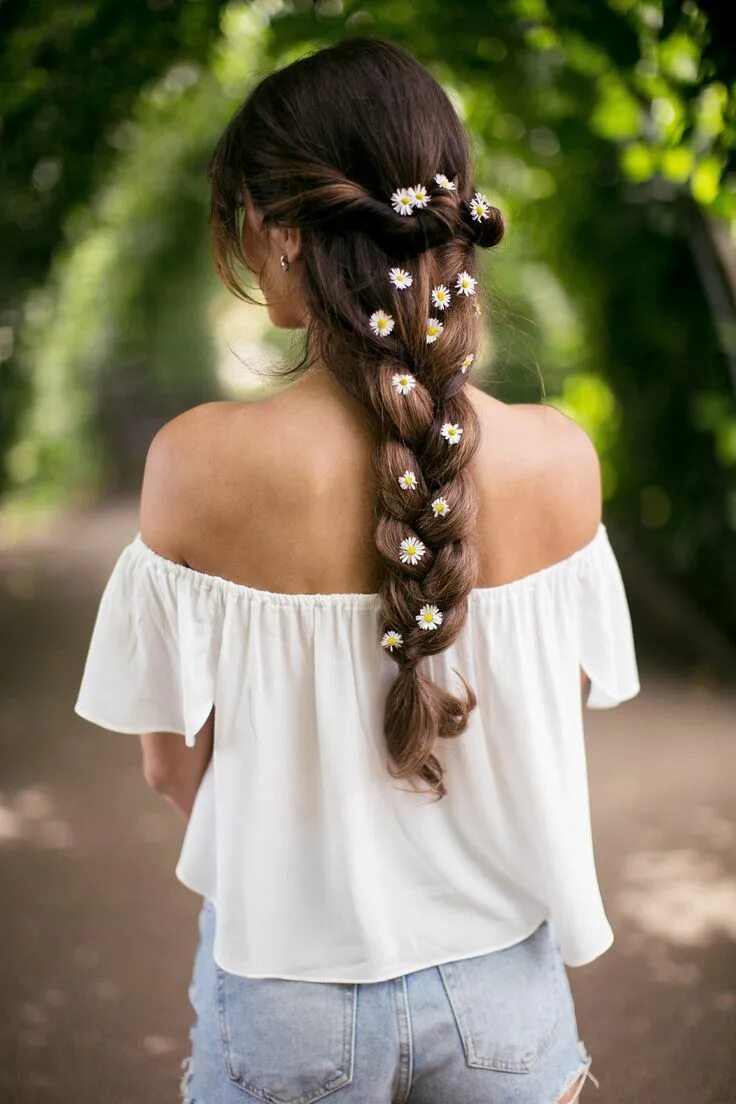 Прически для девушек на волосы фото Braids Hairstyles: The Summer Braid - Luxy ® Hair in 2024 Hair styles, Wedding h