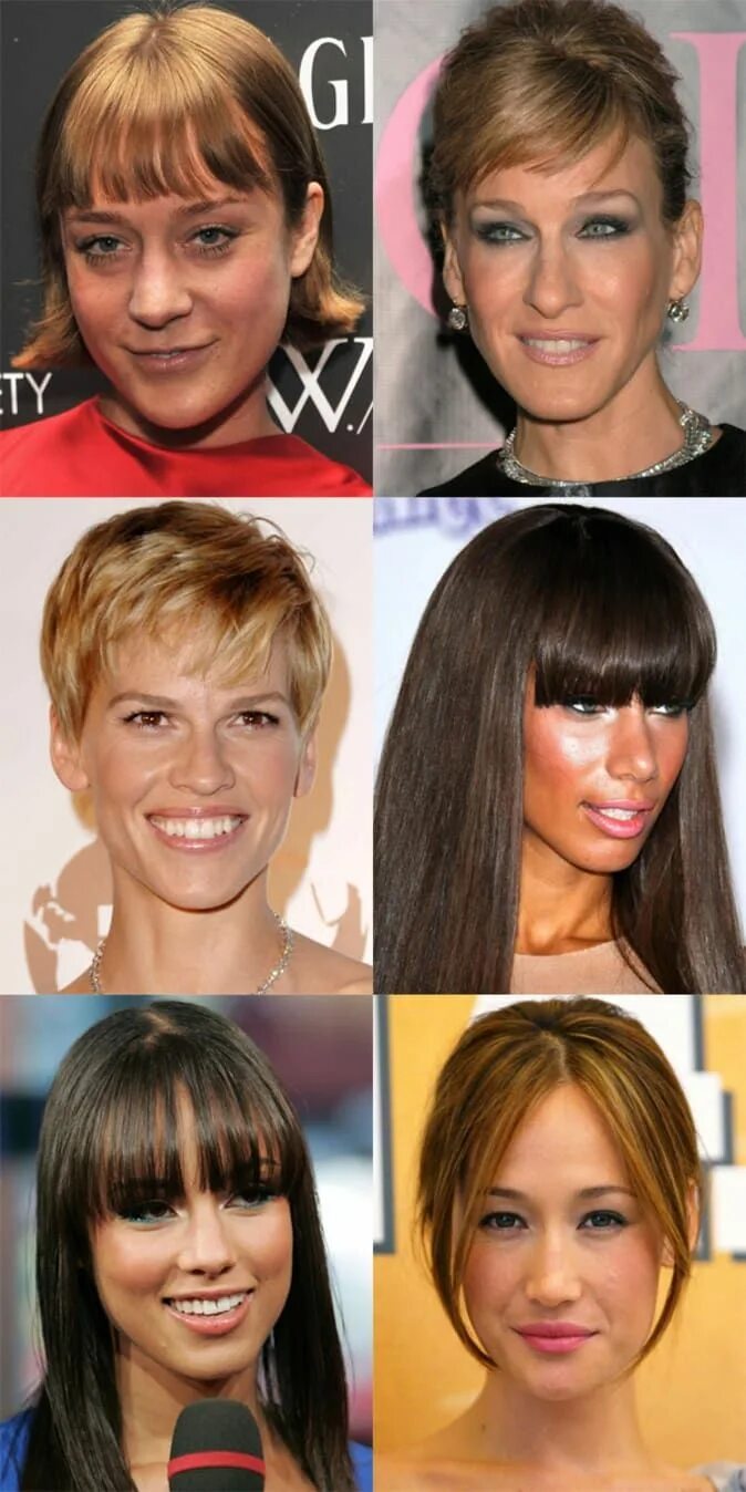 Прически для длинного лица The Best (and Worst) Bangs for Long Face Shapes Long face hairstyles, Face shape