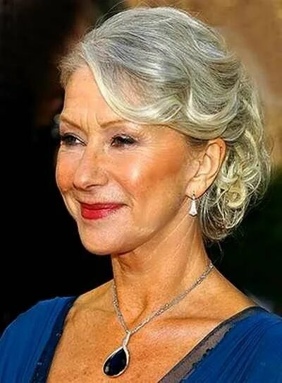 Прически для длинных волос пожилым женщинам Holiday Hairstyles for Women Over 50 Have Gray Hair Peinados para mujeres mayore