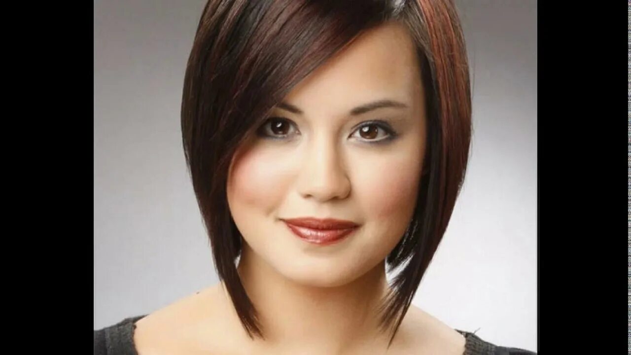 Прически для круглого лица модные 2024 Short layered bob haircuts for round faces - YouTube